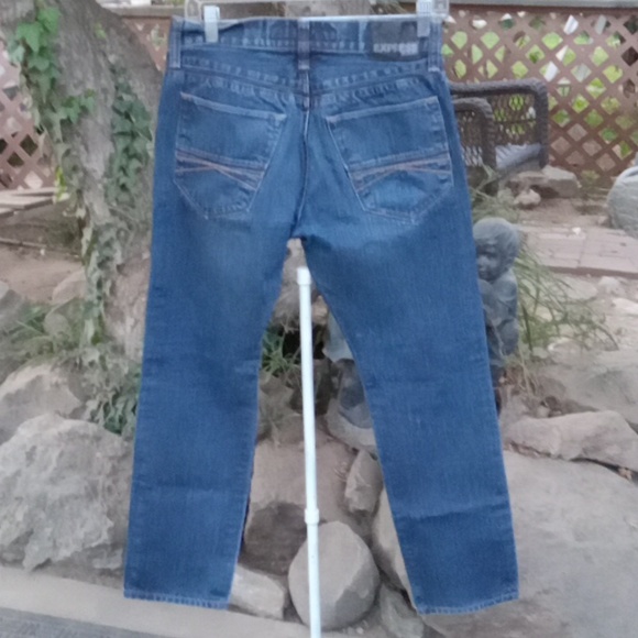 Men's Jeans express jeans size 30 - 30. Good condition, blue. Little stretch - Picture 1 of 14
